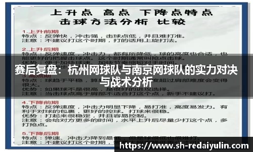 赛后复盘：杭州网球队与南京网球队的实力对决与战术分析